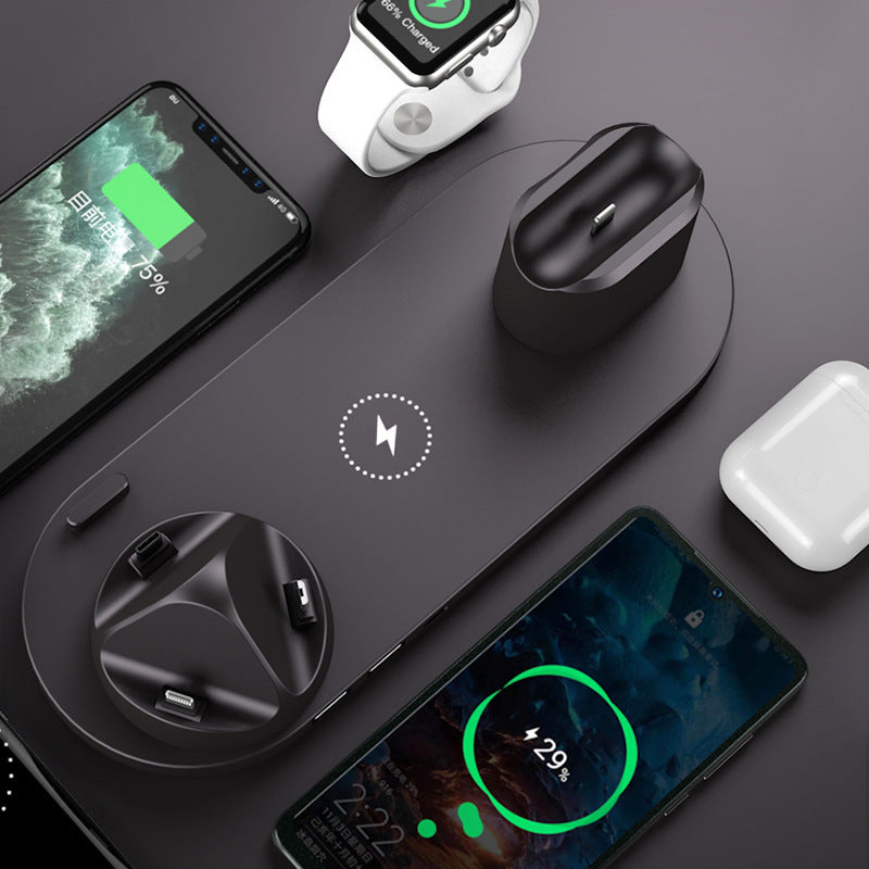 6-in-1 Fast Wireless Charging Dock | Multi-Device Charger for iPhone, Apple Watch & More | UN World Store