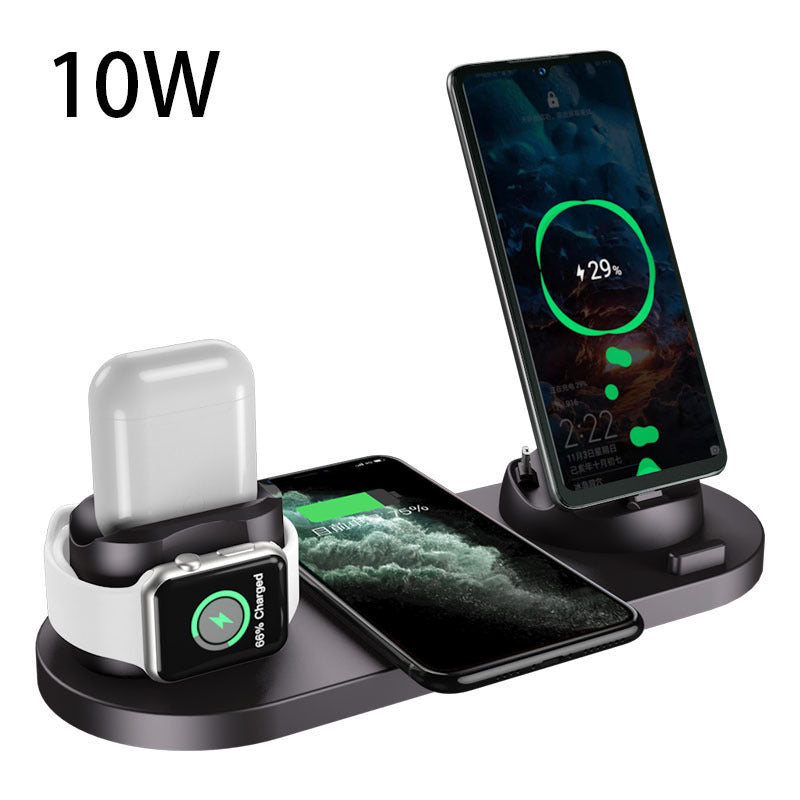 6-in-1 Fast Wireless Charging Dock | Multi-Device Charger for iPhone, Apple Watch & More | UN World Store