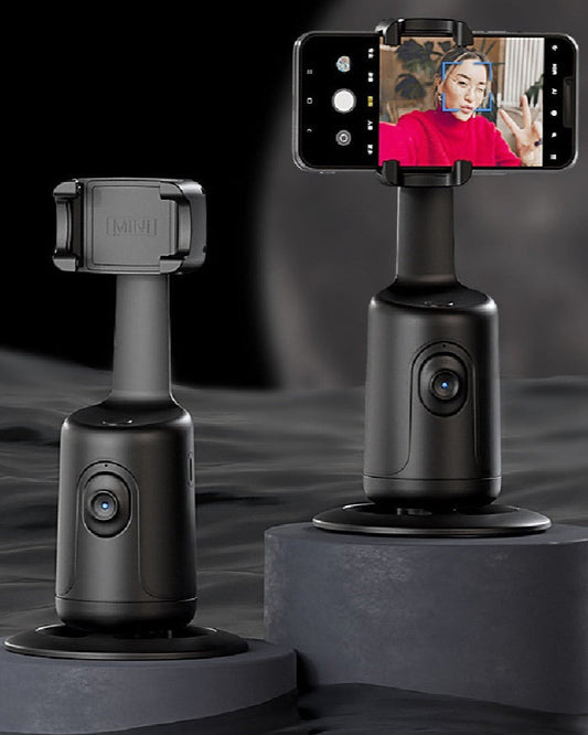 360° Auto Face Tracking AI Gimbal | Smart Phone Stabilizer for Vlogs, Live Streaming & TikTok | UN World Store