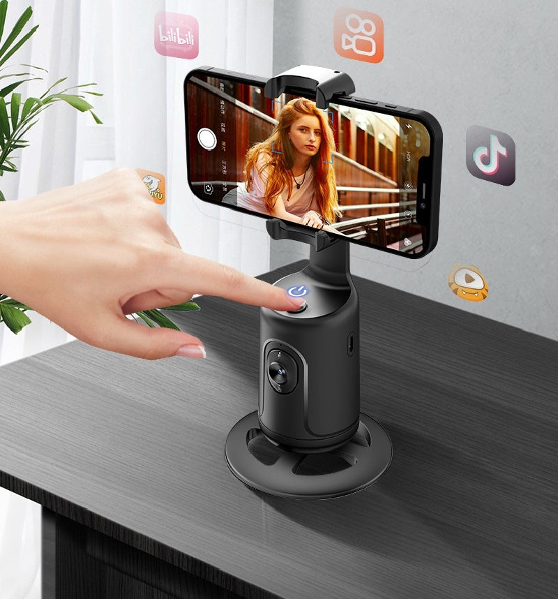 360° Auto Face Tracking AI Gimbal | Smart Phone Stabilizer for Vlogs, Live Streaming & TikTok | UN World Store